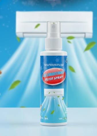 CuRaksha A/c Filter Disinfectant - Waterbased - 200 ML