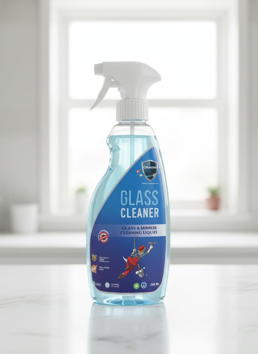 CuRaksha Glass Cleaner - Waterbased - 250 ML
