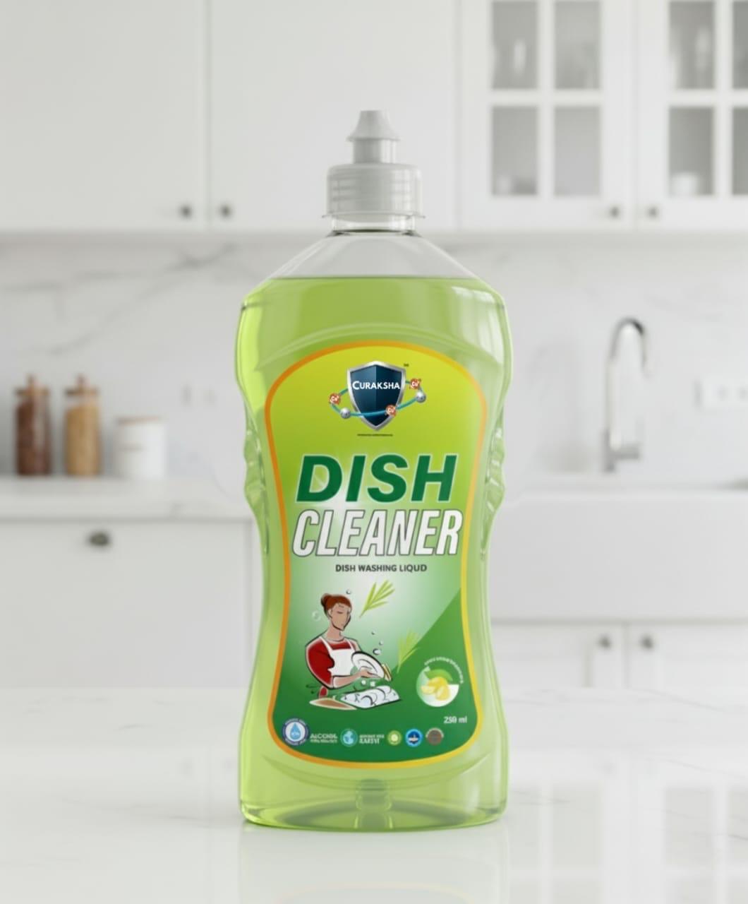 CuRaksha Dish Cleaner  - Lemon Grass - 250 ML