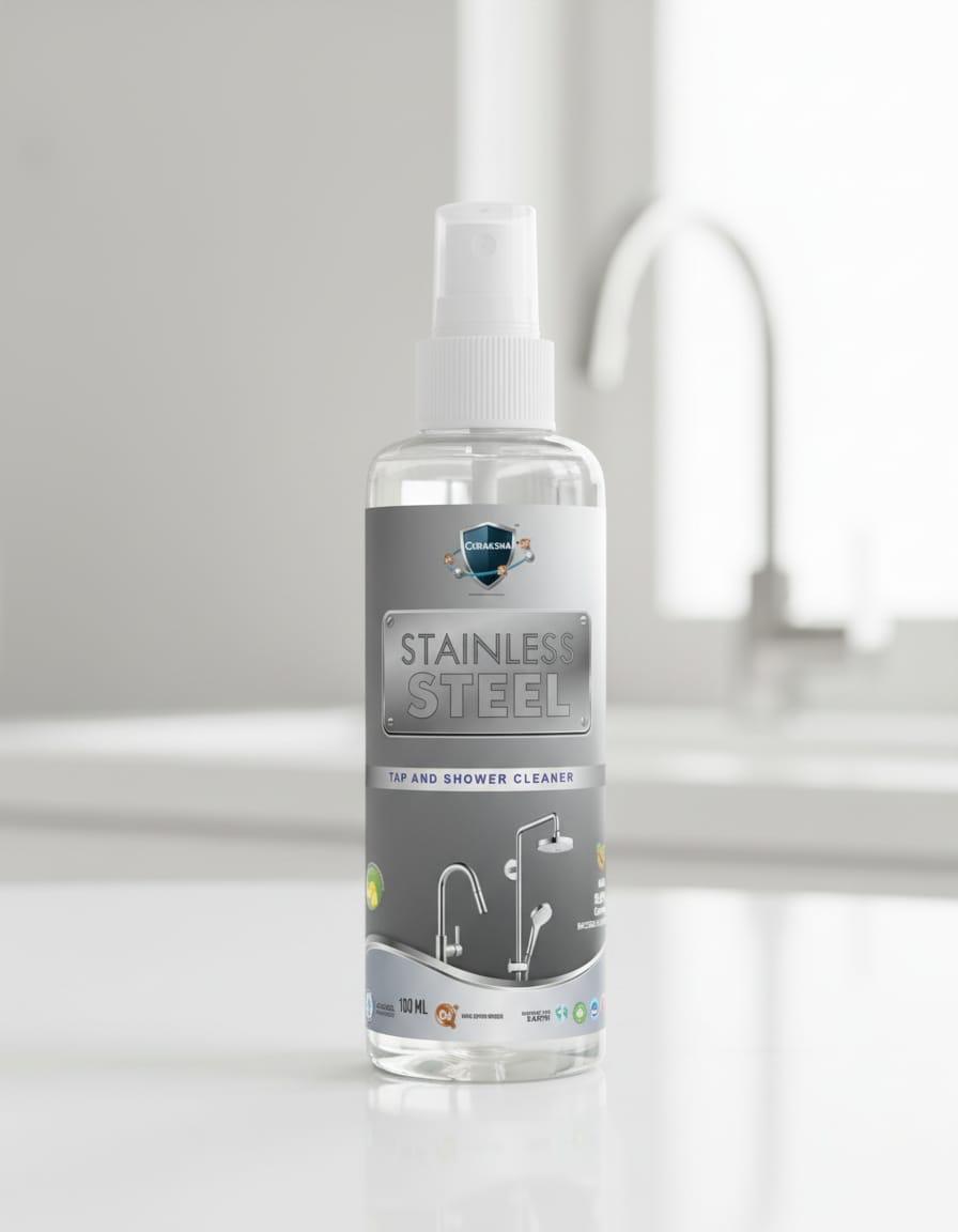CuRaksha Stainless Steel Cleaner  - Citrus - 200 ML